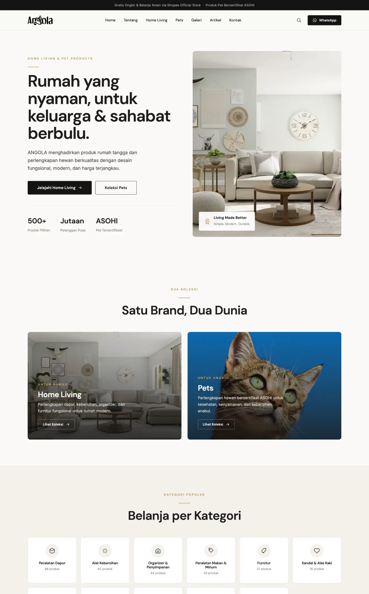 Website Angola