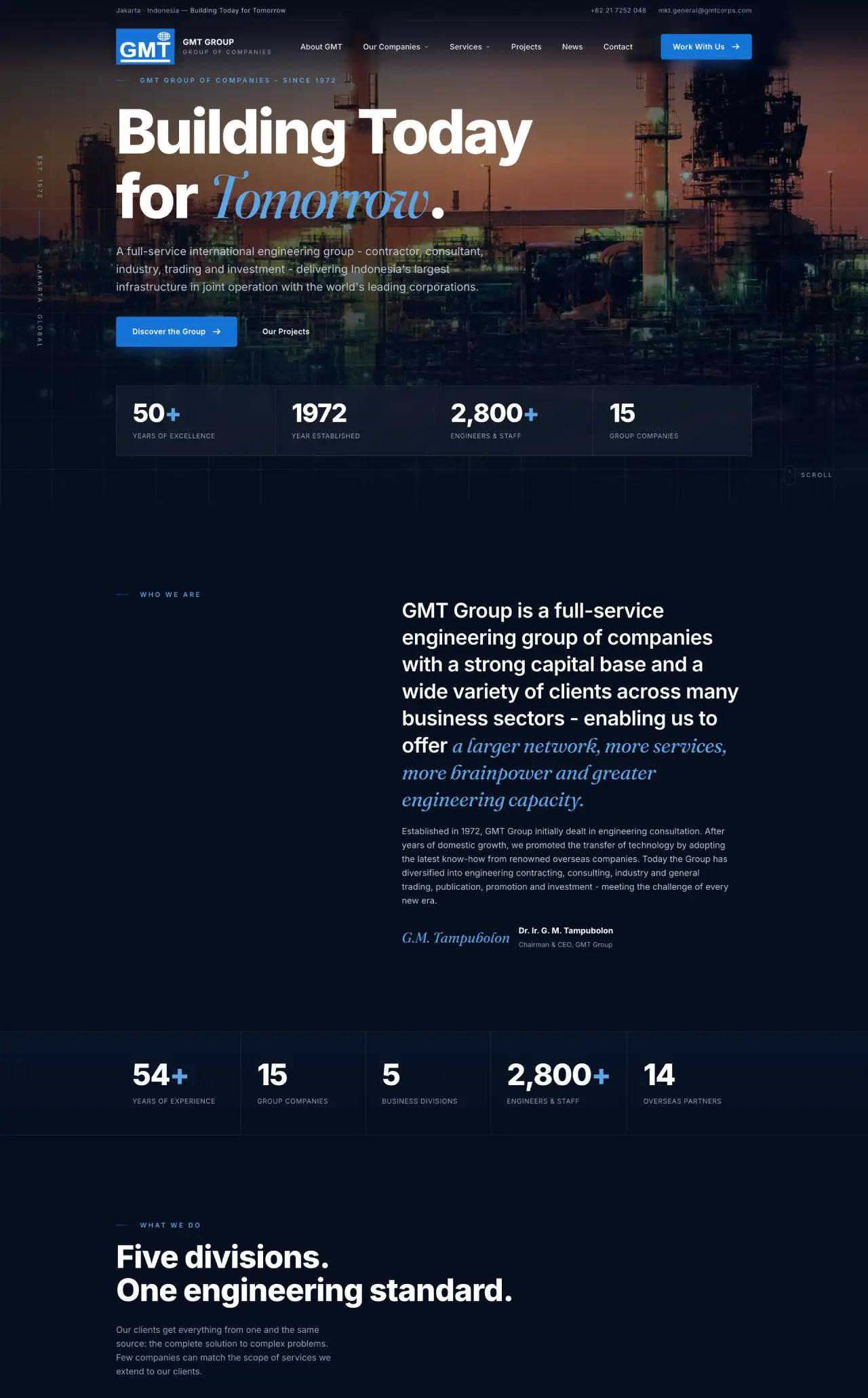 Website GMT Corps